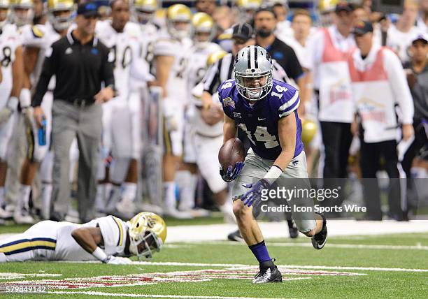 Kansas State Wildcats wide receiver Curry Sexton during the 2015 Alamobowl in the Alamodome in San Antonio, Texas.