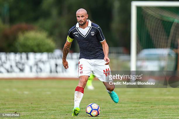 Nicolas Pallois of Bordeaux during the Pre season friendly match between Girondins de Bordeaux and Athletic Bilbao on July 23, 2016 in Tarnos, France.