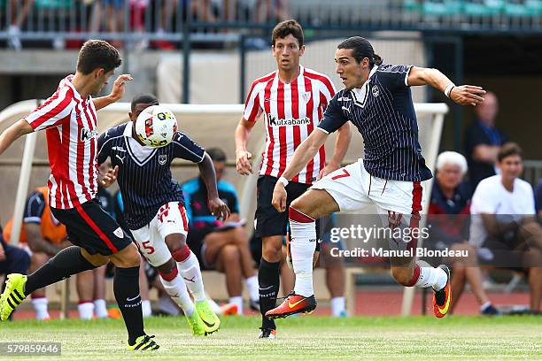 Enzo Crivelli of Bordeaux during the Pre season friendly match between Girondins de Bordeaux and Athletic Bilbao on July 23, 2016 in Tarnos, France.