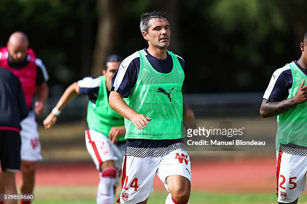 Jeremy Toulalan of Bordeaux during the Pre season friendly match between Girondins de Bordeaux and Athletic Bilbao on July 23, 2016 in Tarnos, France.