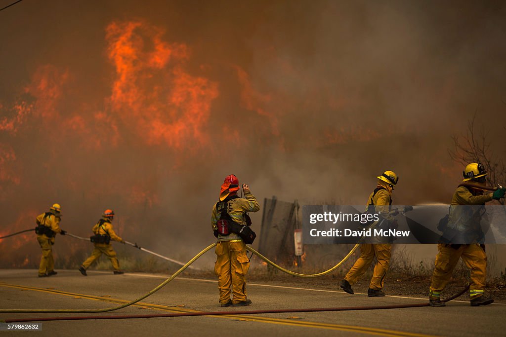 Southern California Sand Fire Grows To 20,000 Acres