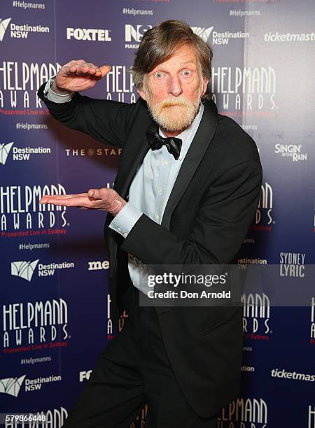 Rod Quontock poses in the awards room at the 16th Annual Helpmann Awards at Lyric Theatre, Star City on July 25, 2016 in Sydney, Australia.