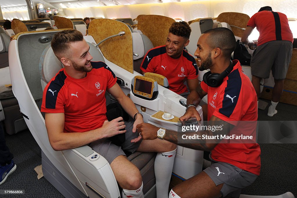 Arsenal travel to USA for Pre Season Tour