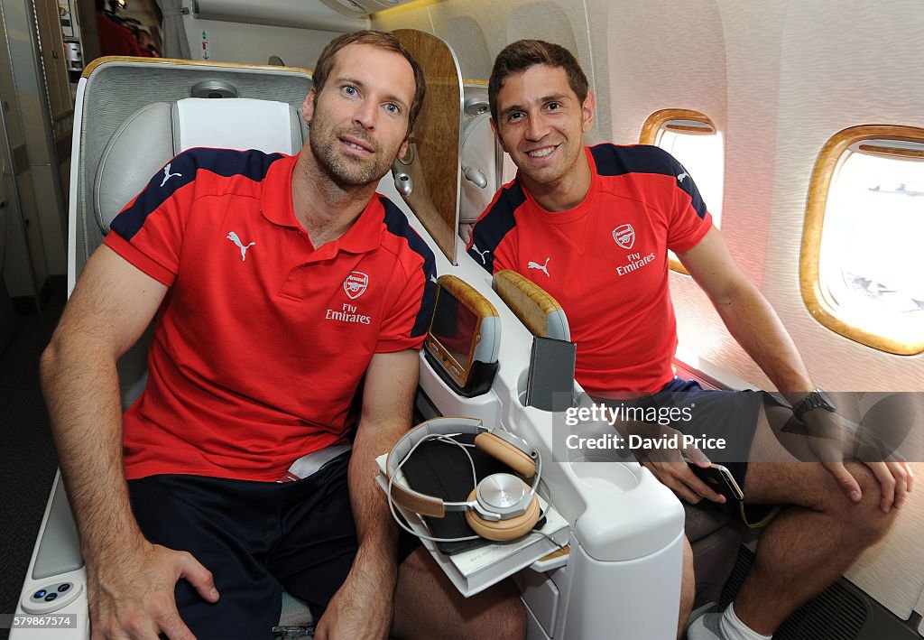 Arsenal travel to USA for Pre Season Tour