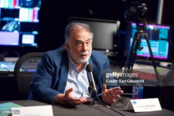 American Screenwriter Francis Ford Coppola speaks at at UCLA School of Theater, Film and Television on July 23, 2016 in Los Angeles, California.