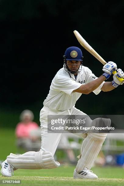 Laxman batting for India the tour match between India and West indies A at Arundel, England, 16th July 2002.