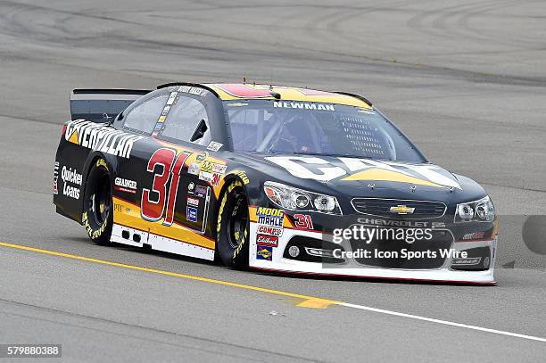 Ryan Newman during practice runs at Michigan International Speedway, in preparation of the Sprint Cup Series - Pure Michigan 400, at the Michigan...