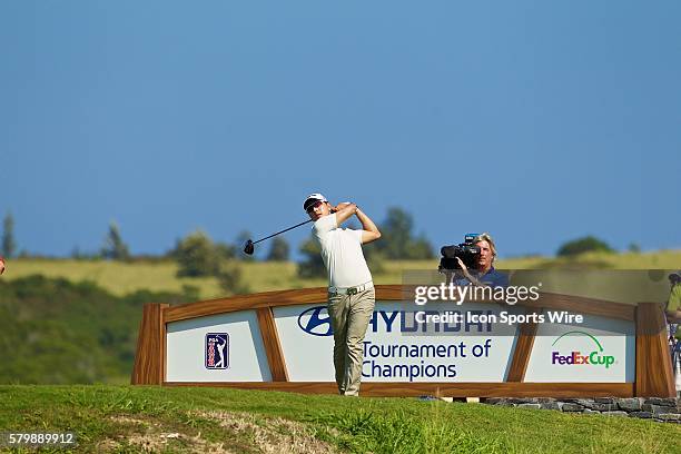 Sang-Moon Bae on twelve during the Final Round of the Hyundai Tournament of Champions at Kapalua Plantation Course on Maui, HI.