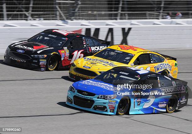 Kasey Kahne Hendrick Motorsports Panasonic Tough Book Chevrolet SS, Brian Scott Richard Petty Motorsports Twisted Tea Ford Fusion and Greg Biffle...