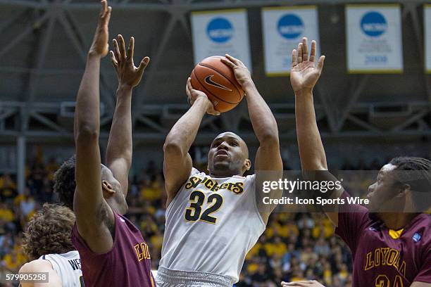 Wichita State Shockers guard Tekele Cotton during the NCAA Missouri Valley Conference mens basketball game between the Loyola Ramblers and the...