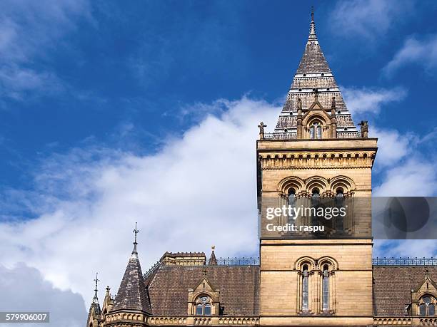 manchester town hall - manchester town hall stockfoto's en -beelden