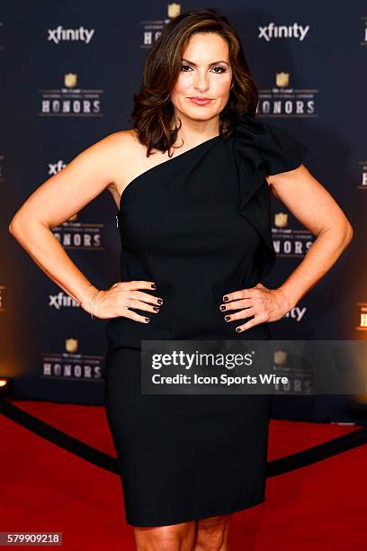 Law and Order Star Mariska Hargitay on the Red Carpet for the 4th Annual NFL Honors held at Symphony Hall at the phoenix Convention Center in Phoenix...