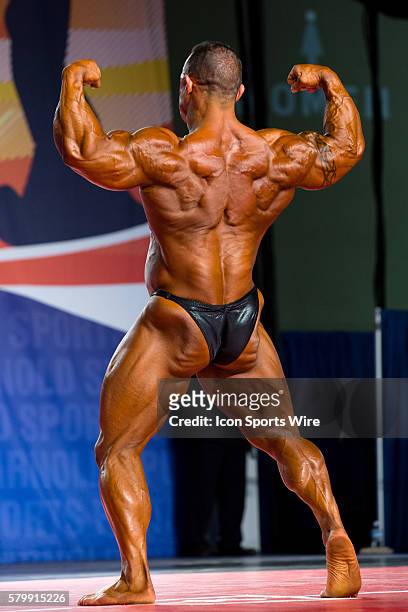 Guy Cisternino competes in prejudging for the Arnold Classic 212 as part of the Arnold Sports Festival at the Greater Columbus Convention Center in...