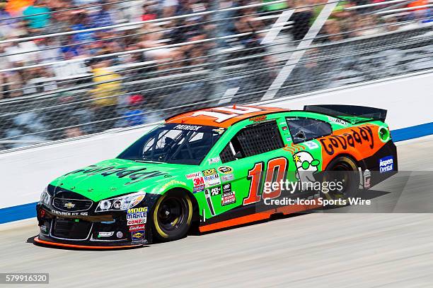 Danica Patrick, NASCAR Sprint Cup Series driver of the GoDaddy.com Chevrolet during the FedEx 400 Benefiting Autism Speaks at Dover International...