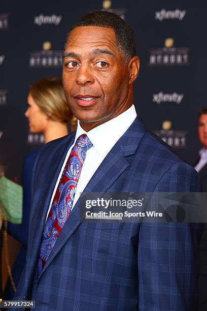 Hall of Famer Marcus Allen on the Red Carpet at the 4th Annual NFL Honors being held at Symphony Hall in the Phoenix Convention Center in Phoenix...