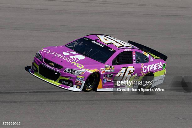 March 06 | Michael Annett Harry Scott Jr Chevrolet Impala SS practices for the NASCAR Sprint Cup Series Kobalt Tools 400 at the Las Vegas Motor...