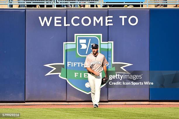 Detroit Tigers starting pitcher Justin Verlander warms up in the outfield during his rehabilitation start in the game on Saturday evening, Fifth...