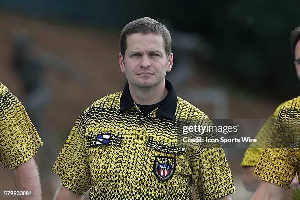 Assistant Referee Ben Wooten. The Duke University Blue Devils played the Fresno State Bulldogs at Fetzer Field in Chapel Hill, NC in a 2015 NCAA...