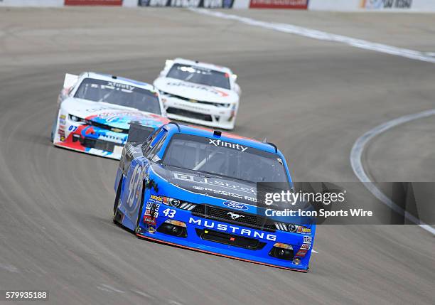 Jeb Burton Richard Petty Motorsports Ford Mustang during the Boyd Gaming 300 NASCAR XFINITY Series race at Las Vegas Motor Speedway in Las Vegas, NV.