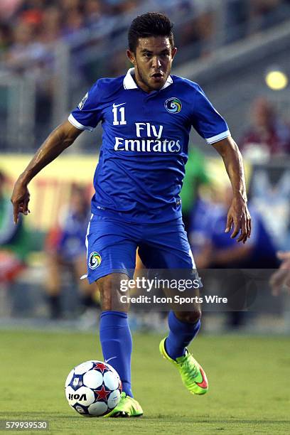 New York's Andres Flores . The Carolina RailHawks hosted the New York Cosmos at WakeMed Stadium in Cary, North Carolina in a North American Soccer...