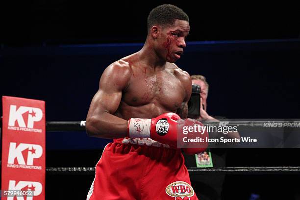 Antoine Douglas lost by tenth round TKO against Avtandil Khurtsidze on Showtime's Shobox at the Sands Bethlehem Event Center in Bethlehem,...