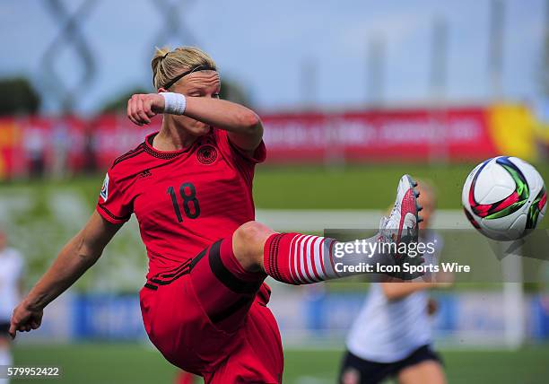 June 11, 2015 - Ottawa, Ontario, Canada Forward Alexandra Popp of Germany during the FIFA 2015 Women's World Cup Group B match between Germany and...