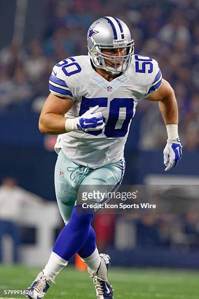 Dallas Cowboys middle linebacker Sean Lee during the NFL preseason game between the Minnesota Vikings and the Dallas Cowboys.