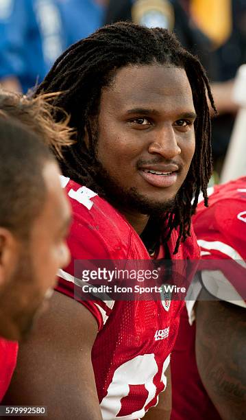 San Francisco 49ers defensive tackle Ray McDonald on Sunday, November 14, 2010 at Candlestick Park in San Francisco, California. The 49ers defeated...