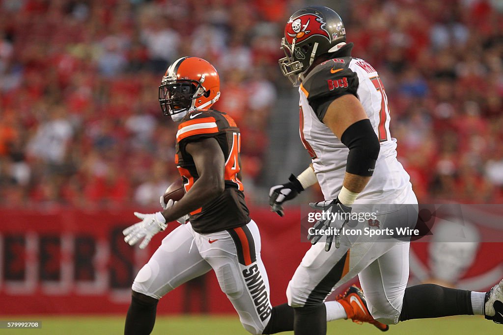 NFL: AUG 29 Preseason - Browns at Buccaneers