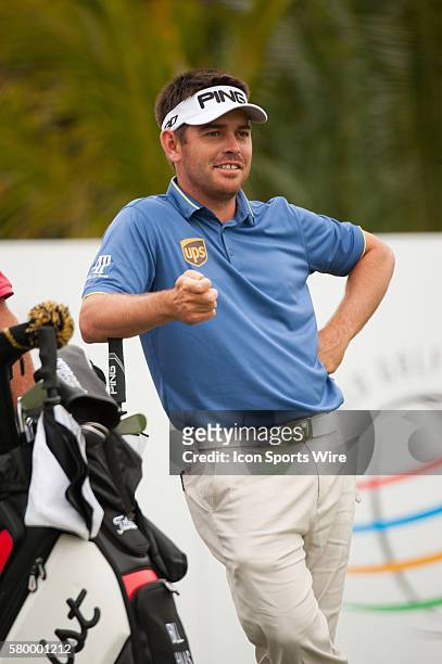 Louis Oosthuizen on the 16th green during the Final Round of the PGA - World Golf Championships-Cadillac Championship at Trump National Doral, in...