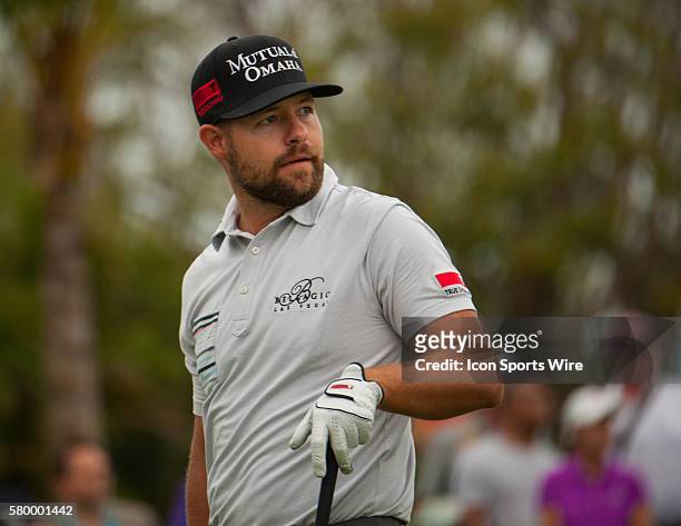Ryan Moore on the 16th green during the Final Round of the PGA - World Golf Championships-Cadillac Championship at Trump National Doral, in Doral...