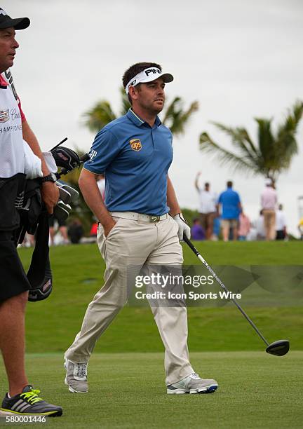 Louis Oosthuizen on the 16th green during the Final Round of the PGA - World Golf Championships-Cadillac Championship at Trump National Doral, in...