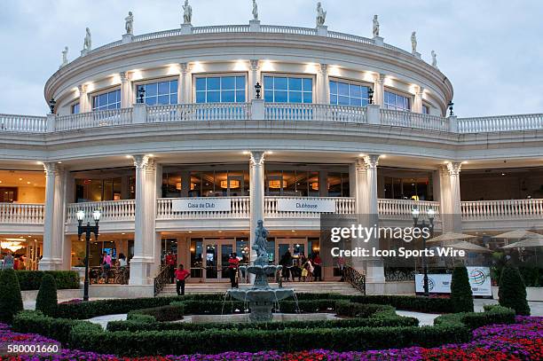 View of the clubhouse during the Final Round of the PGA - World Golf Championships-Cadillac Championship at Trump National Doral, in Doral Florida