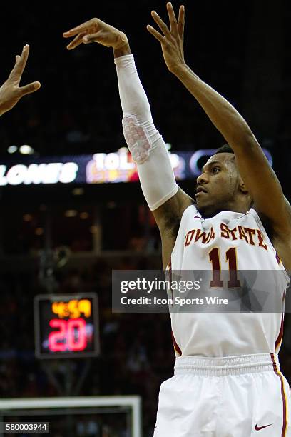 Iowa State guard Monte Morris during the Thursday game between Iowa State and Texas in the Big 12 Tournament at the Sprint Center. Iowa State...