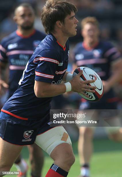 MacGinty of the USA Eagles during an international rugby friendly match against Harlequins at PPL Park, in Chester, PA. Harlequins won 24-19.