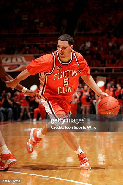 Illinois' Deron Williams. Illinois defeated the Minnesota Golden Gophers 88-66 at the Assembly Hall in Champaign, Il. Illinois celebrated their 100th...