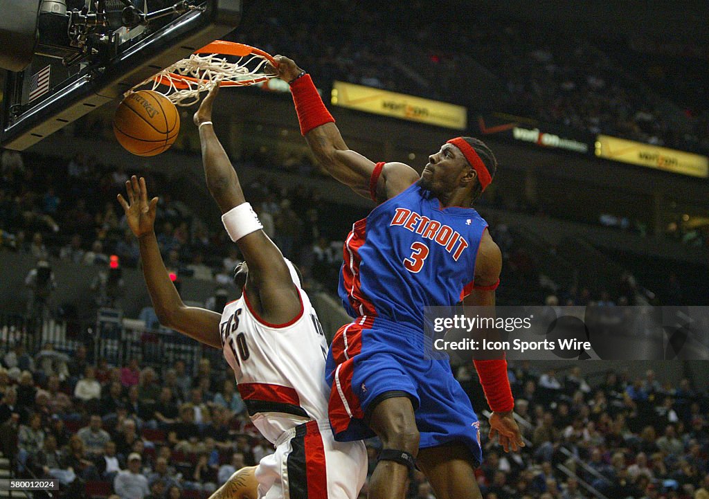 NBA Basketball 2005 - Pistons vs. Trailblazers