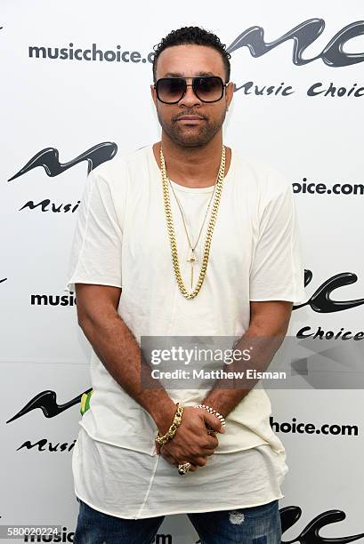 Musician Shaggy visits Music Choice on July 25, 2016 in New York City.