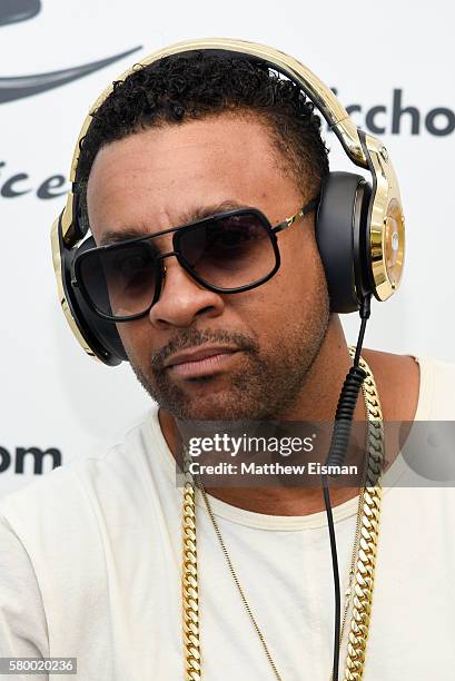 Musician Shaggy visits Music Choice on July 25, 2016 in New York City.