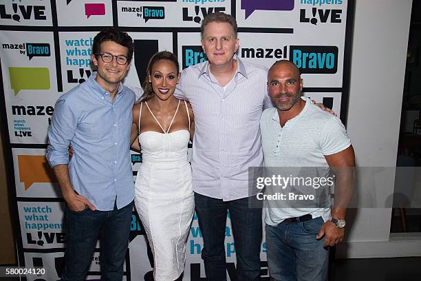 Pictured : Jacob Soboroff, Melissa Gorga, Michael Rapaport and Joe Gorga --