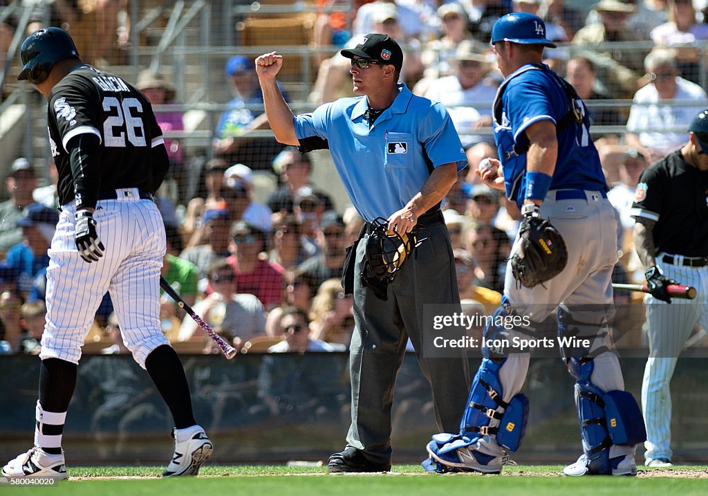 MLB: MAR 19 Spring Training - Dodgers at White Sox