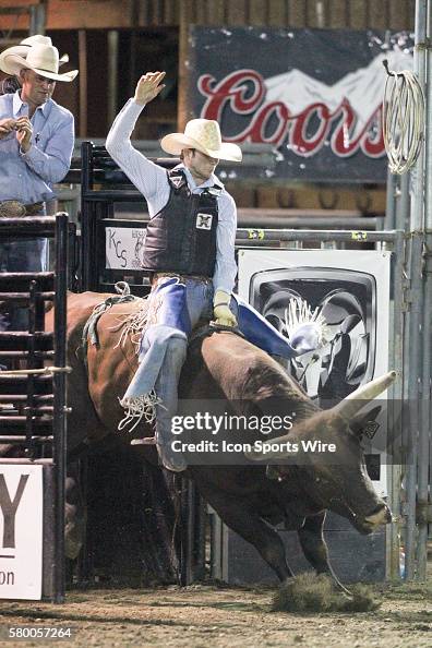 Guthrie Rodeo Guthrie Murray during the PRCA Pro Rodeo Extreme Bulls competition at ...