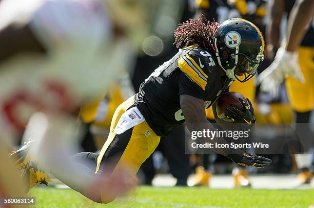 Pittsburgh Steelers Running Back DeAngelo Williams [7710] in action during a game between the San Francisco 49ers and the Pittsburgh Steelers at...