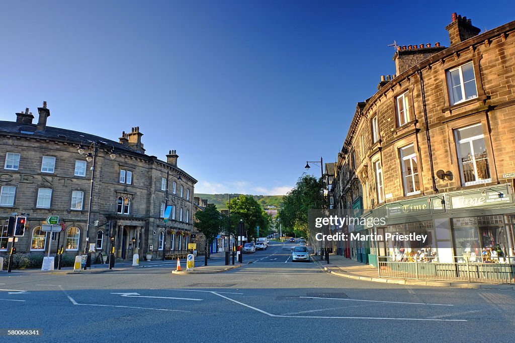 Ilkley town centre, West Yorkshire, England