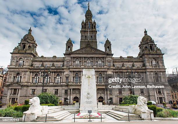 glasgow city chambers in george square, glasgow - glasgow bildbanksfoton och bilder