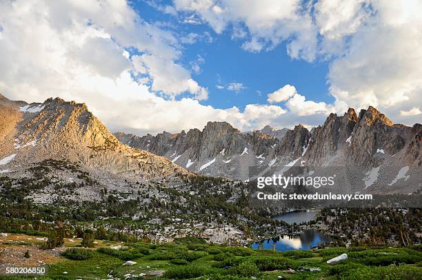 kearsarge pinnacles - kings canyon nationalpark stock-fotos und bilder