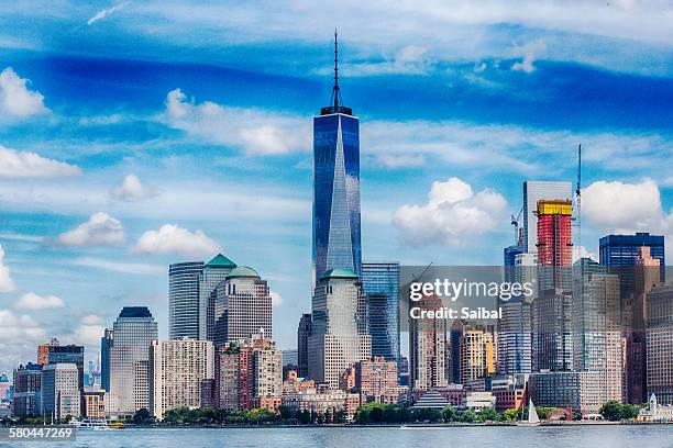 one world trade center - one world trade center stock-fotos und bilder