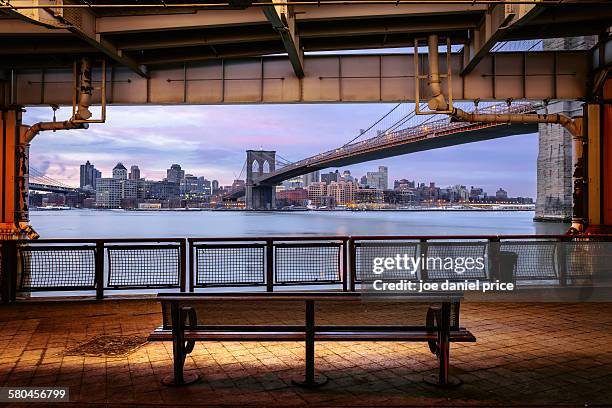 New York City Fdr Drive & Brooklyn Bridge Photos and Premium High Res ...