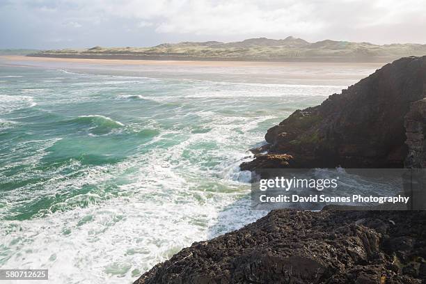 bundoran coastline, donegal, ireland - bundoran county donegal stock pictures, royalty-free photos & images