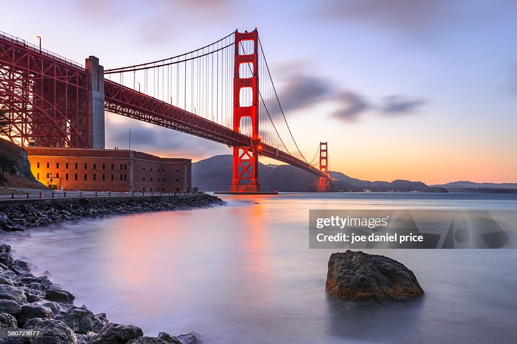 Golden Gate Bridge, Fort Point, San Francisco, USA